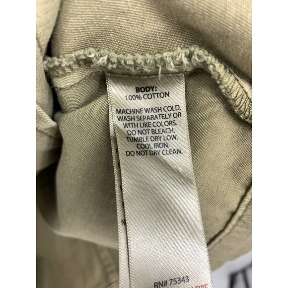 British Khaki Army Green Vest Blazer Button Up with Waist Tie Size XS - Picture 5 of 7